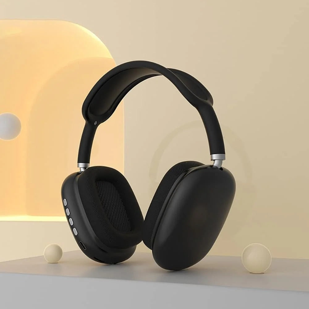 P9 Wireless Bluetooth Headphones – Powerful Stereo Sound & Mic