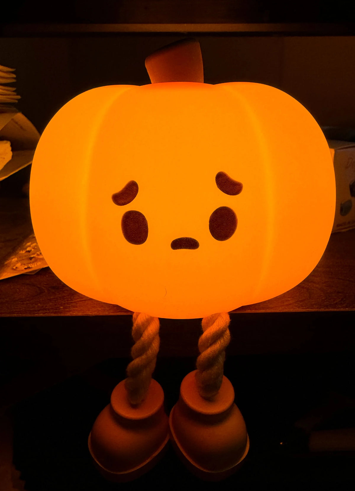 🎃 Cute Pumpkin Silicone Lamp – Adorable Night Light | 50% OFF 🔥