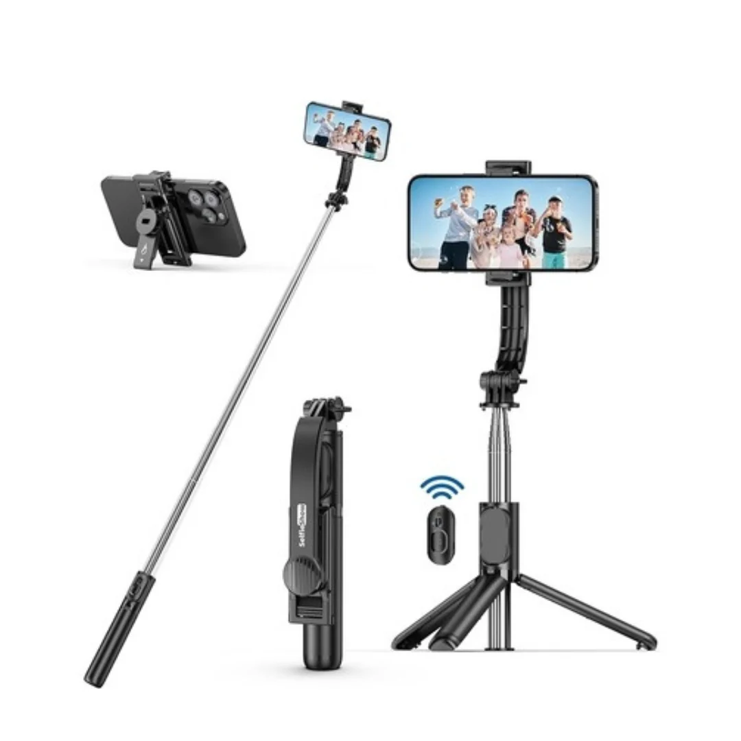 🔥 4 in 1 Multifunctional Portable Selfie Stick & Tripod With Remote Control & Flash light | Save 40% Now! | 🔥