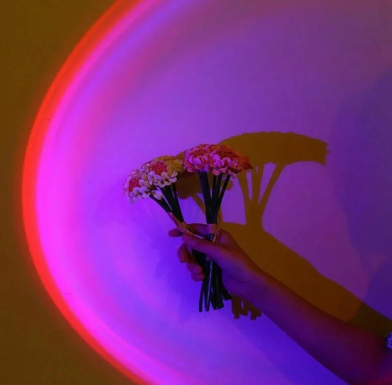 Sunset Projection Lamp – 16 Colors & 4 Gradient Modes