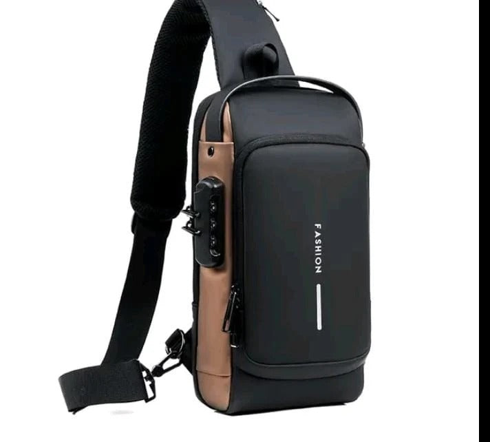 🔥 Anti-Theft USB Charging Chest Bag – Stylish, Secure & Travel-Friendly