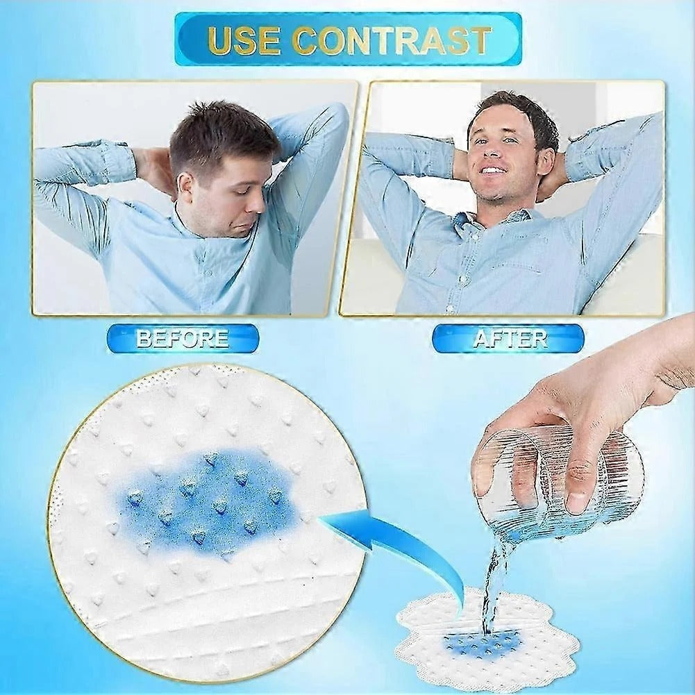 💧 Invisible Underarm Sweat & Odor Pads – Stay Fresh All Day
