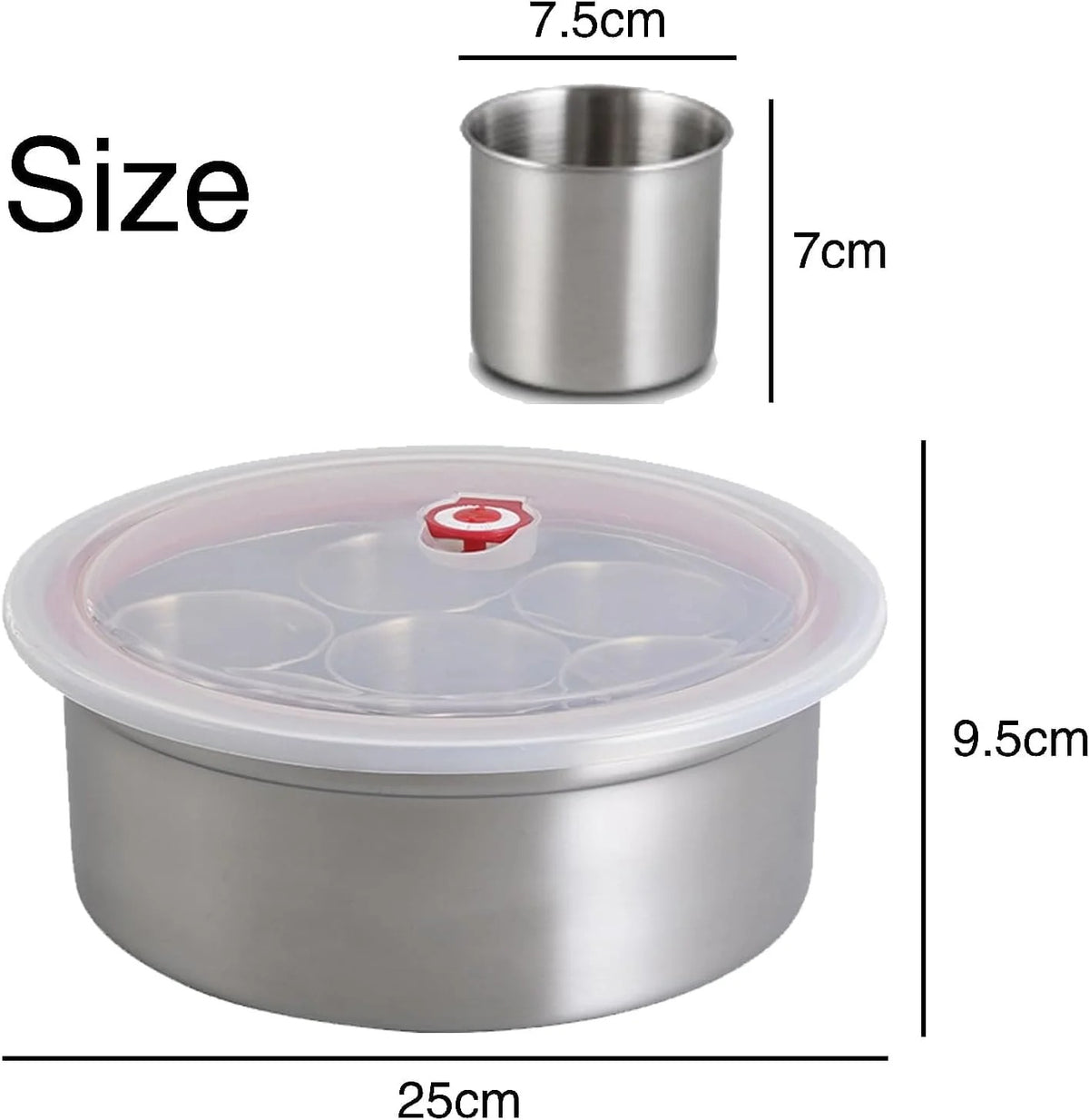 ✨ 8-Grid Steel Spice Box – Keep Your Spices Fresh & Organized