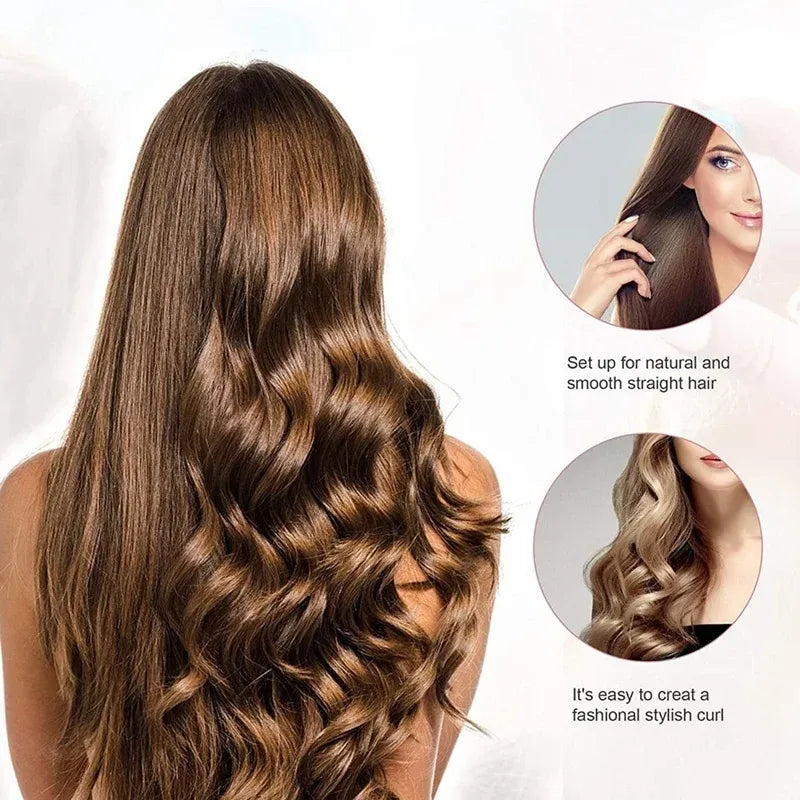 ✨ 2-in-1 Cordless Hair Straightener & Curler – Smooth & Style Anywhere