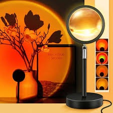 Sunset Projection Lamp – 16 Colors & 4 Gradient Modes
