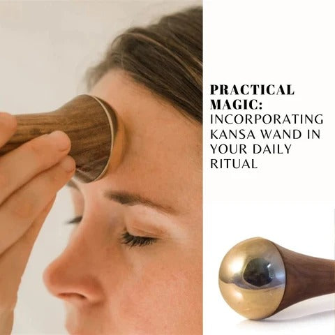Kansa Radiance Wand Massager-Sculpt. Glow. Relax.
