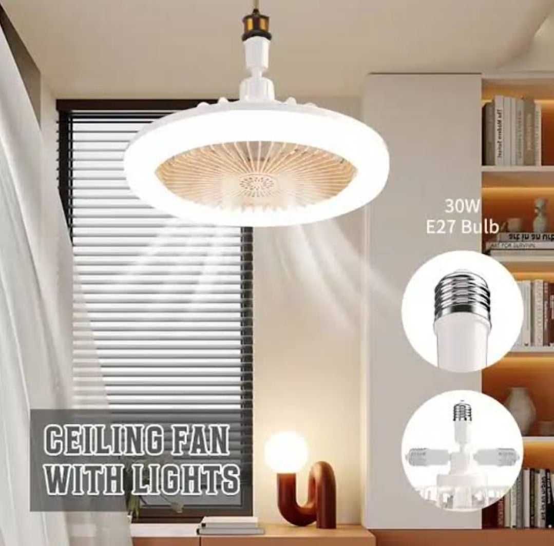 3-in-1 Ceiling Fan & LED Light With Remort Cotrol